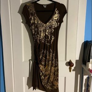 Cache Chocolate dress, Small